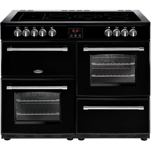 Belling FARMHOUSE 110E Blk 444444 - Black 5 Zone Electric Cooker - A/A energy