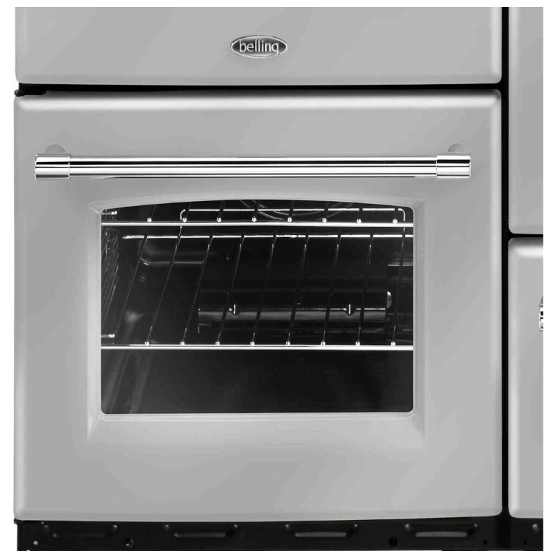 Belling FARMHOUSE X100G SIL - Silver 7 Zone Gas Cooker - Manual cleaning - A/A energy