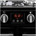 Belling FARMHOUSE X110G BLK - Black 7 Zone Gas Cooker - Manual cleaning - A/A energy