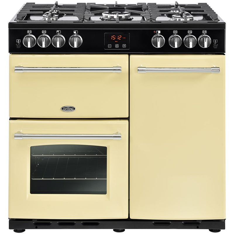 Belling FARMHOUSE X90G CRM - Cream 5 Zone Gas Cooker - Manual cleaning - A energy