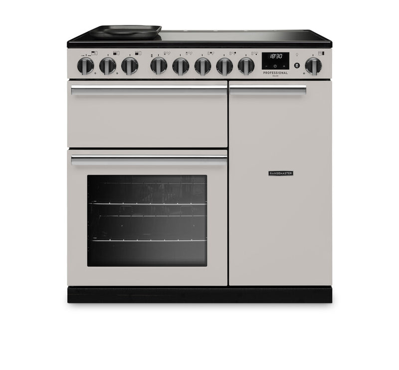 Rangemaster PRDL100EIPIVY/CM1 - Ivory 100cm Electric Range Cooker - Induction Hob - A energy