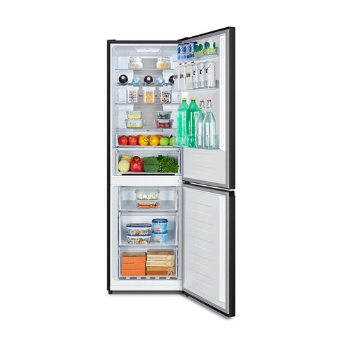 Teknix FFH1865BIX - Black Freestanding 60/40 Frost Free Fridge Freezer - D energy - Display