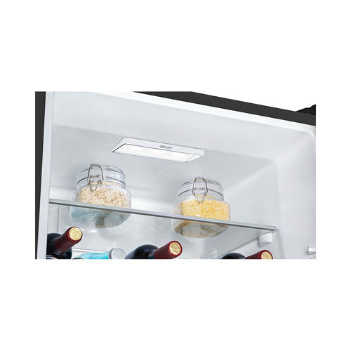 Teknix FFH1865BIX - Black Freestanding 60/40 Frost Free Fridge Freezer - D energy - Display
