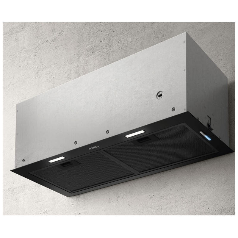 Elica FOLD-BLK-80 - Black Canopy Extractor Hood - B energy