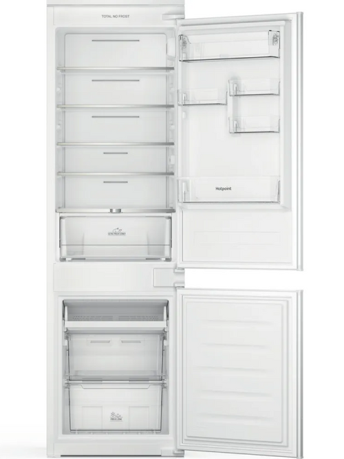 Hotpoint HTC18 T112 UK - White Integrated 70/30 Frost Free Fridge Freezer - E energy