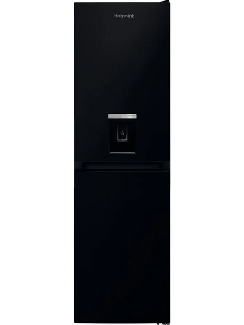 Hotpoint HBNF 55182 B AQUA UK - Black Freestanding Frost Free Fridge Freezer - E energy