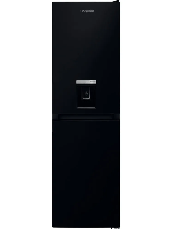 Hotpoint HBNF 55182 B AQUA UK - Black Freestanding Frost Free Fridge Freezer - E energy