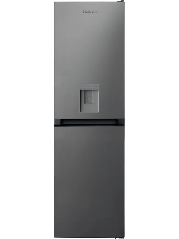 Hotpoint HBNF 55182 S AQUA UK - Silver Freestanding Frost Free Fridge Freezer - E energy