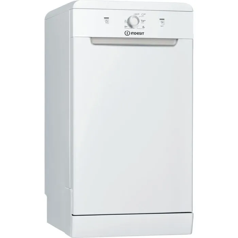 Indesit DF9E 1B10 UK - White Freestanding Dishwasher - F energy