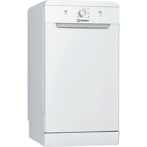 Indesit DF9E 1B10 UK - White Freestanding Dishwasher - F energy - Display