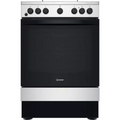 Indesit IS67G5PHX/UK - Silver 4 Zone Dual Fuel Cooker - Hydrolytic cleaning - A energy