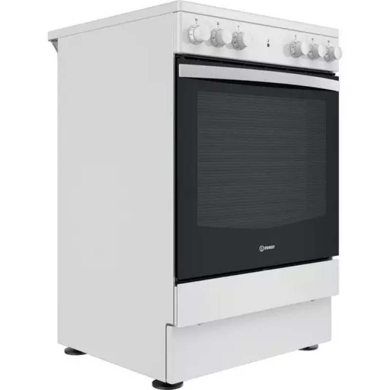 Indesit IS67V5KHW/UK - White 4 Zone Electric Cooker - Hydrolytic cleaning - A energy