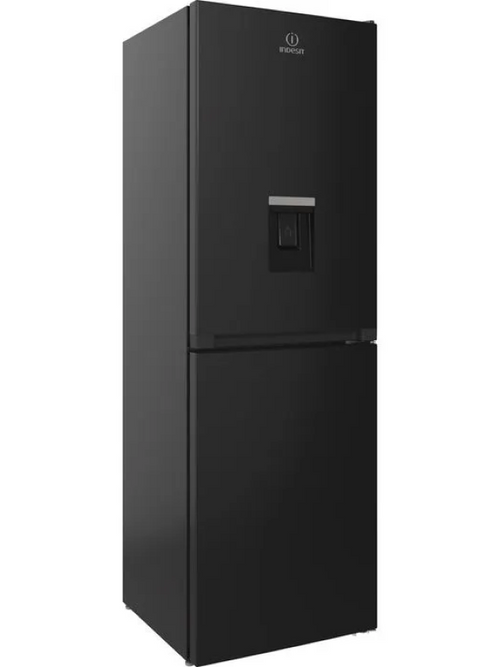 Indesit IBTNF 60182 B AQUA UK - Black Freestanding 50/50 Frost Free Fridge Freezer - E energy