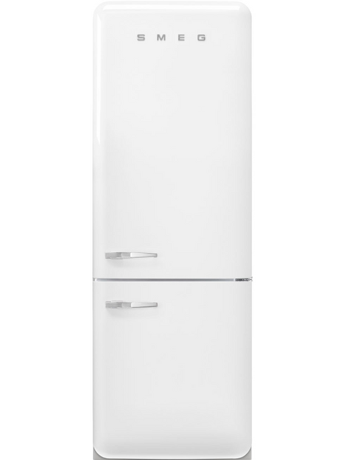 Smeg FAB38RWH5 - White Freestanding Frost Free Fridge Freezer - E energy