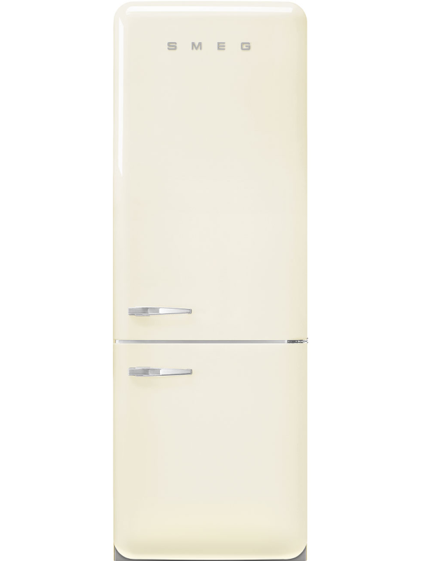 Smeg FAB38RCR5 - Cream Freestanding 70/30 Frost Free Fridge Freezer - E energy