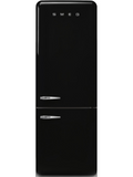 Smeg FAB38RBL5 - Black Freestanding 70/30 Frost Free Fridge Freezer - E energy