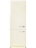 Smeg FAB38LCR5 - Cream Freestanding 70/30 Frost Free Fridge Freezer - E energy