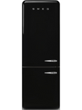 Smeg FAB38LBL5 - Black Freestanding 70/30 Frost Free Fridge Freezer - E energy