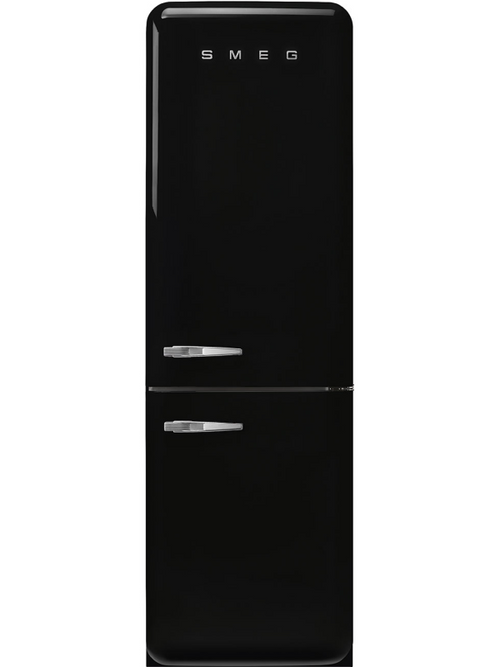 Smeg FAB32RBL5UK - Black Freestanding 60/40 Frost Free Fridge Freezer - D energy