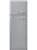 Smeg FAB30LSV5 - Silver Freestanding 80/20 Fridge Freezer - D energy