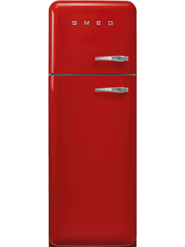 Smeg FAB30LRD5UK - Red Freestanding 80/20 Fridge Freezer - D energy