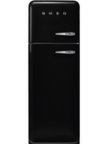 Smeg FAB30LBL5UK - Black Freestanding 80/20 Fridge Freezer - D energy