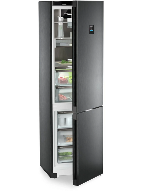 Liebherr CBNBSD578I - Black Freestanding Frost Free Fridge Freezer - D energy