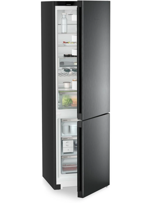 Liebherr CNBDA5723 - Black Freestanding 60/40 Frost Free Fridge Freezer - A energy