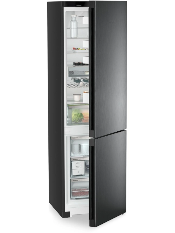 Liebherr CNBDA5723 - Black Freestanding 60/40 Frost Free Fridge Freezer - A energy