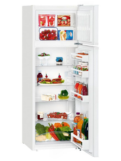 Liebherr CTE2931 - White Freestanding 80/20 Fridge Freezer - E energy