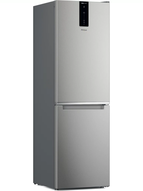 Whirlpool W7X 82O OX UK - Stainless steel Freestanding Frost Free Fridge Freezer - E energy