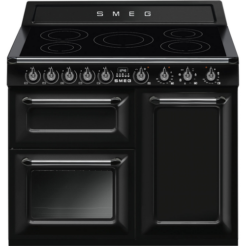 Smeg TR103IBL2 - Black 5 Zone Induction Cooker - Steam Assisted cleaning - A energy