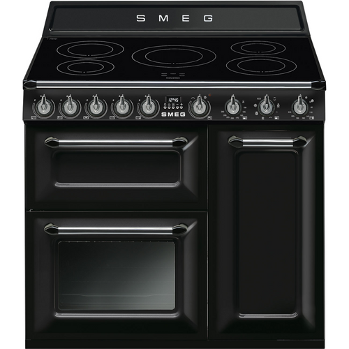 Smeg TR93IBL2 - Black 5 Zone Electric Cooker - Steam Assisted cleaning - A energy