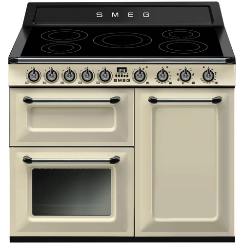 Smeg TR103IP2 - Cream 5 Zone Induction Cooker - Steam Assisted cleaning - A energy