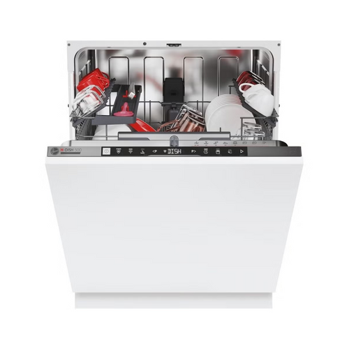 Hoover HI5C6F0S-80 - Wi-Fi Connected Silver Integrated Dishwasher - C energy