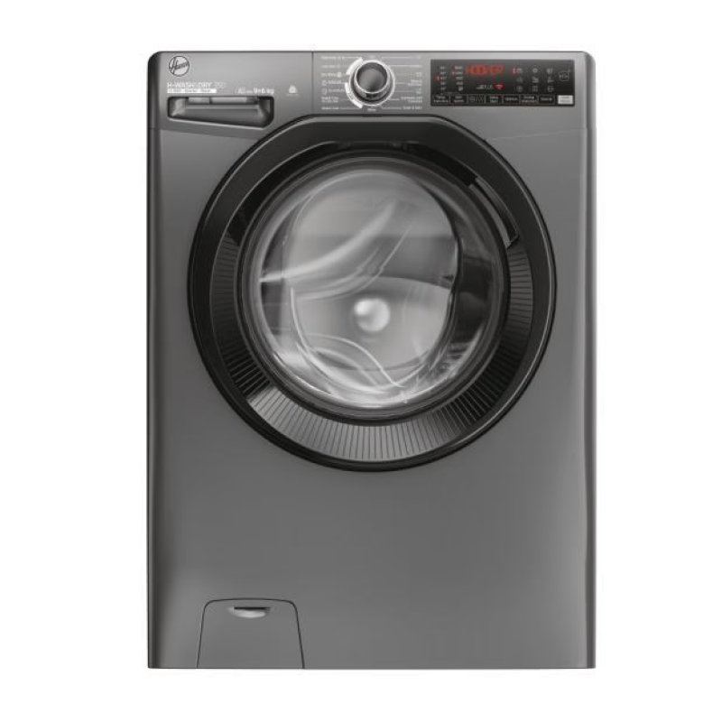 Hoover H3DPS6966TAMBR80 - Wi-Fi Connected Grey 9KG/6KG Washer Dryer - 1600 RPM - D/A energy