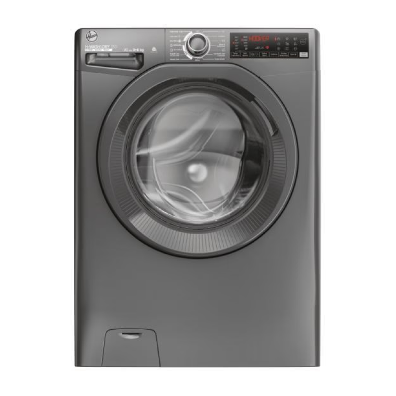 Hoover H3DPS4966TAMRR80 - Wi-Fi Connected Grey 9KG/6KG Washer Dryer - 1400 RPM - D/A energy