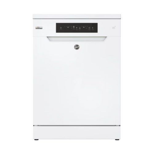 Hoover HF 4C7L0W-80 - White Freestanding Dishwasher - C energy - Display
