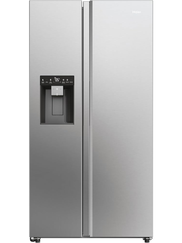 Haier HSW59F18DNMM - Side By Side Frost Free Fridge Freezer - D energy