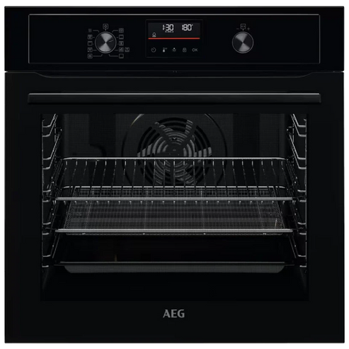 AEG BPX535A61B - Black Built in Electric Single Oven - Pyrolytic cleaning - A+ energy