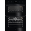 AEG DCB535060B - Black Built in Electric Double Oven - Catalytic cleaning - A energy