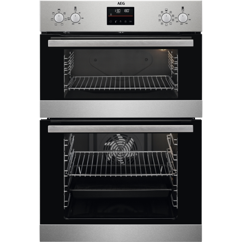 AEG DCB535060M - Stainless steel Built in Electric Double Oven - Catalytic cleaning - A energy