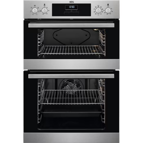 AEG DEX33111EM - Stainless steel Built in Electric Double Oven - Manual cleaning - A energy