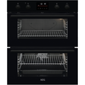 AEG DUB535060B - Black Built under Electric Double Oven - Catalytic cleaning - A energy - Display