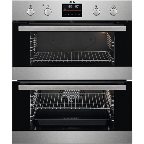 AEG DUB535060M - Stainless steel Built under Electric Double Oven - Catalytic cleaning - A energy