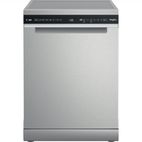 Whirlpool W7F HS51 X UK - Stainless steel Freestanding Dishwasher - B energy