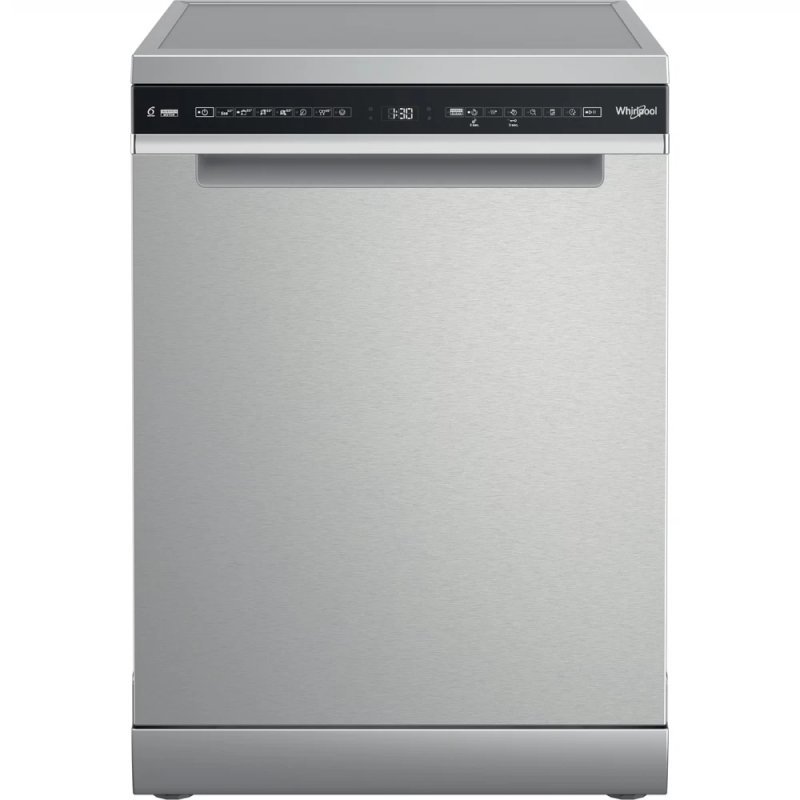 Whirlpool W7F HS51 X UK - Stainless steel Freestanding Dishwasher - B energy