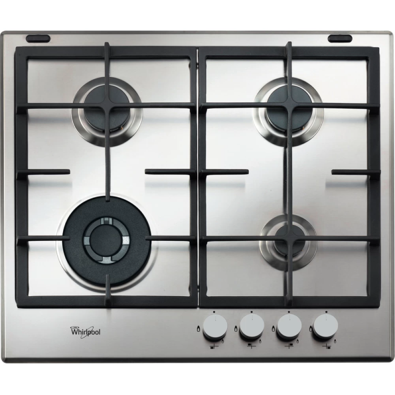 Whirlpool GMA 6422/IX - Stainless steel 4 Zone Gas Hob