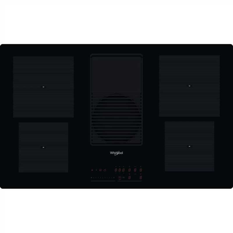 Whirlpool WVH 92 K F KIT/1 - Black 4 Zone Venting Hob - A energy