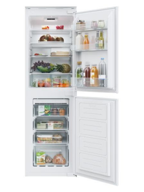 Candy CB50N518FK - White Integrated 50/50 Frost Free Fridge Freezer - F energy